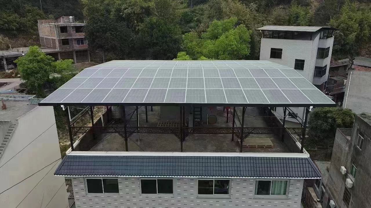 沭阳15kw+10kwh自建别墅家庭光伏储能系统